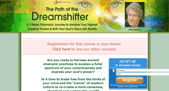 Desktop Screenshot of dreamshiftingcourse.com